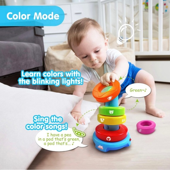 BEST LEARNING Stack & Learn - Developmental Educational Activity Stacking Toy - Picture 5 of 5